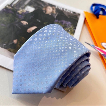 Mini Monogram Jacquard Silk Tie