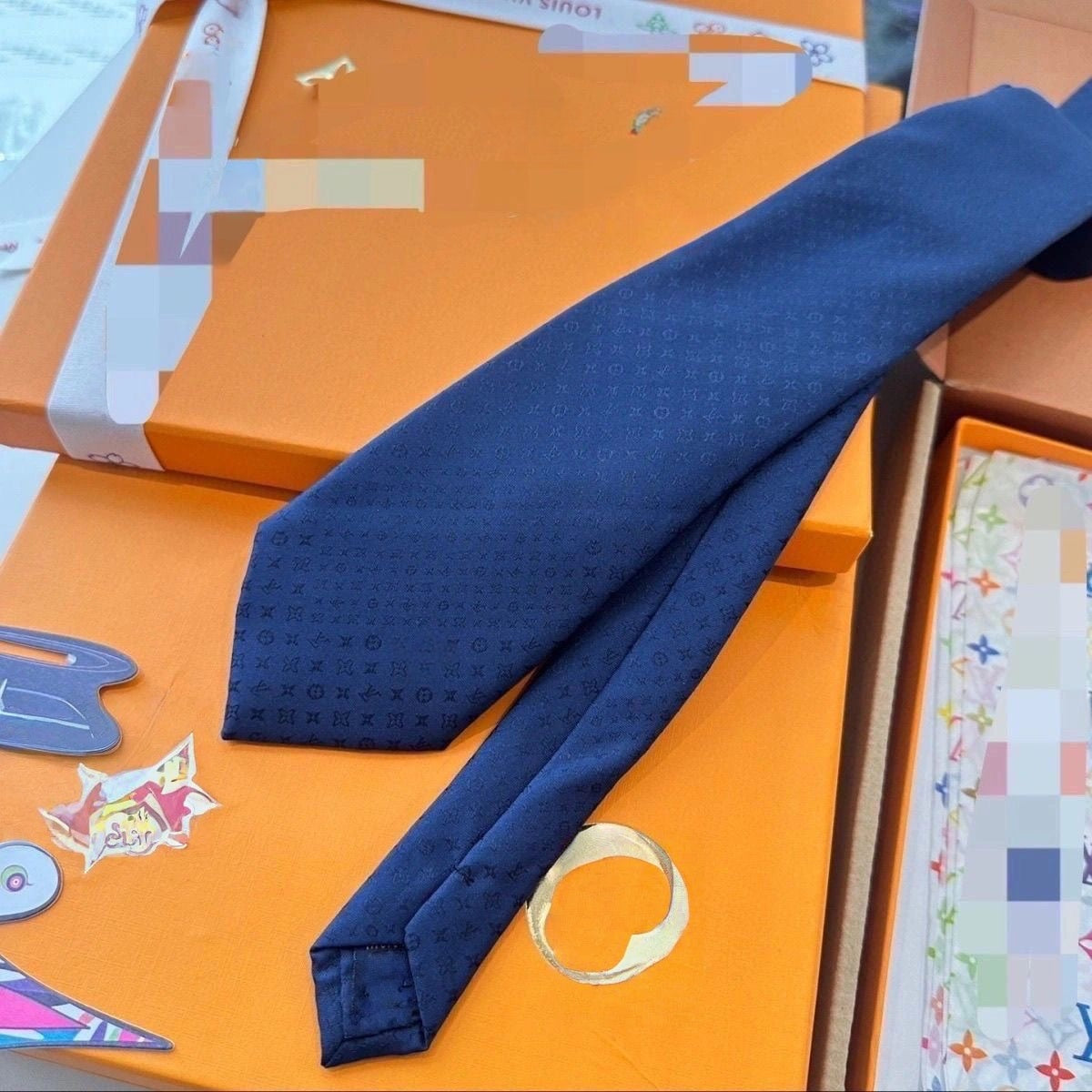 Mini Monogram Jacquard Silk Tie