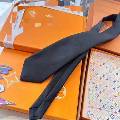 Mini Monogram Jacquard Silk Tie