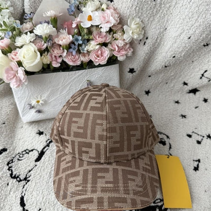 Classic All-Over FF Monogram Casual Baseball Cap