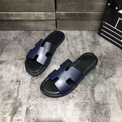 Classic H-Cut Flat Casual Slide Sandals