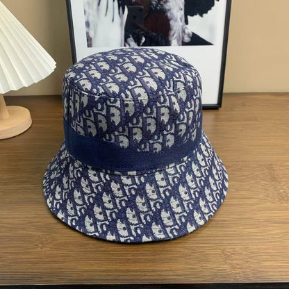 Vintage All-Over Jacquard Ribbon Bucket Hat