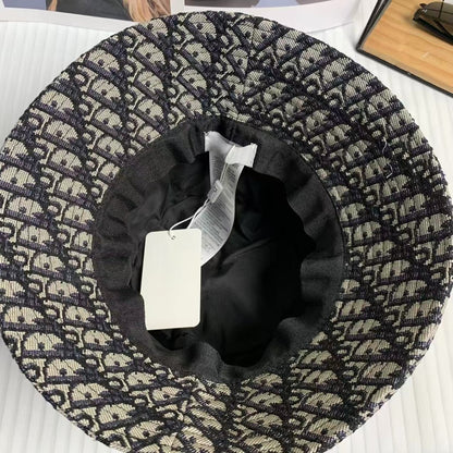 Vintage All-Over Jacquard Ribbon Bucket Hat