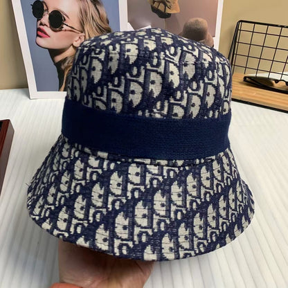 Vintage All-Over Jacquard Ribbon Bucket Hat