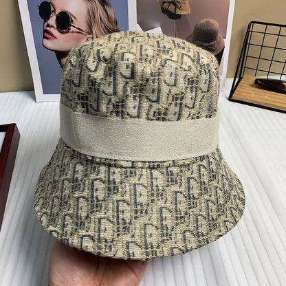 Vintage All-Over Jacquard Ribbon Bucket Hat
