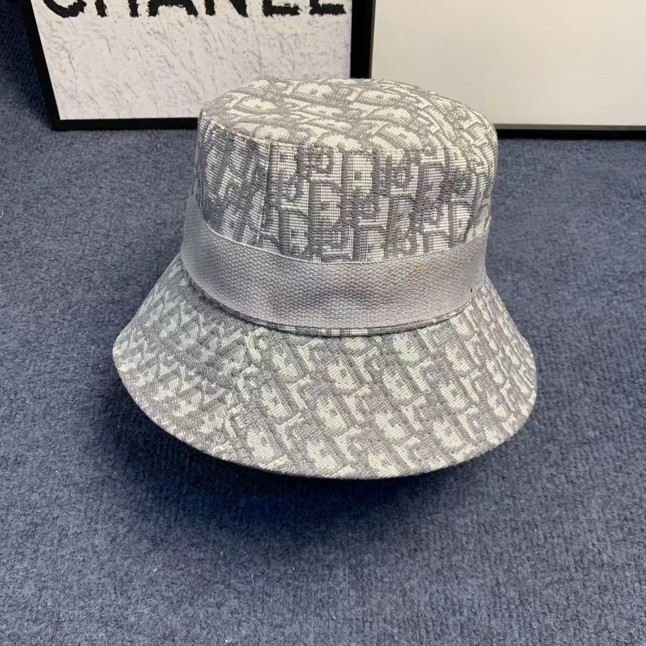 Vintage All-Over Jacquard Ribbon Bucket Hat