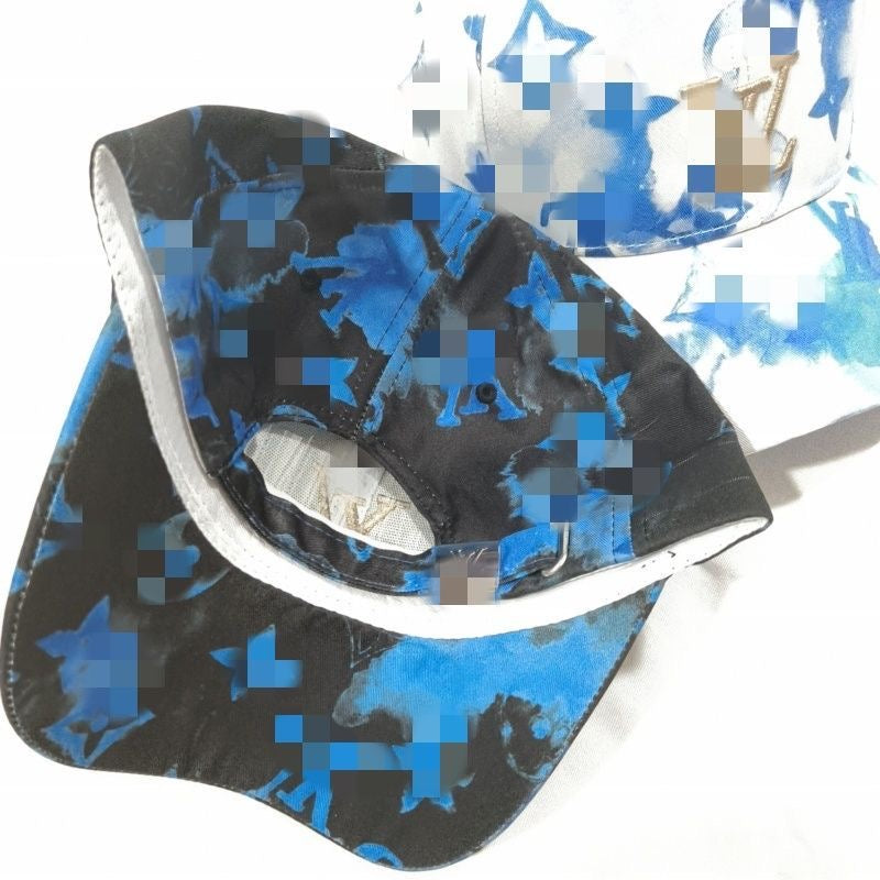 Ink Tie-Dye Embroidered Logo Baseball Cap
