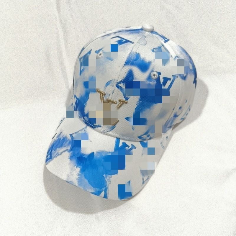 Ink Tie-Dye Embroidered Logo Baseball Cap