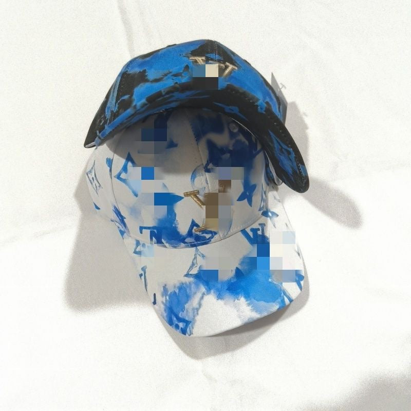 Ink Tie-Dye Embroidered Logo Baseball Cap