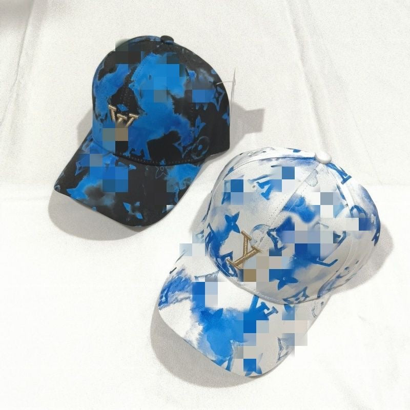 Ink Tie-Dye Embroidered Logo Baseball Cap