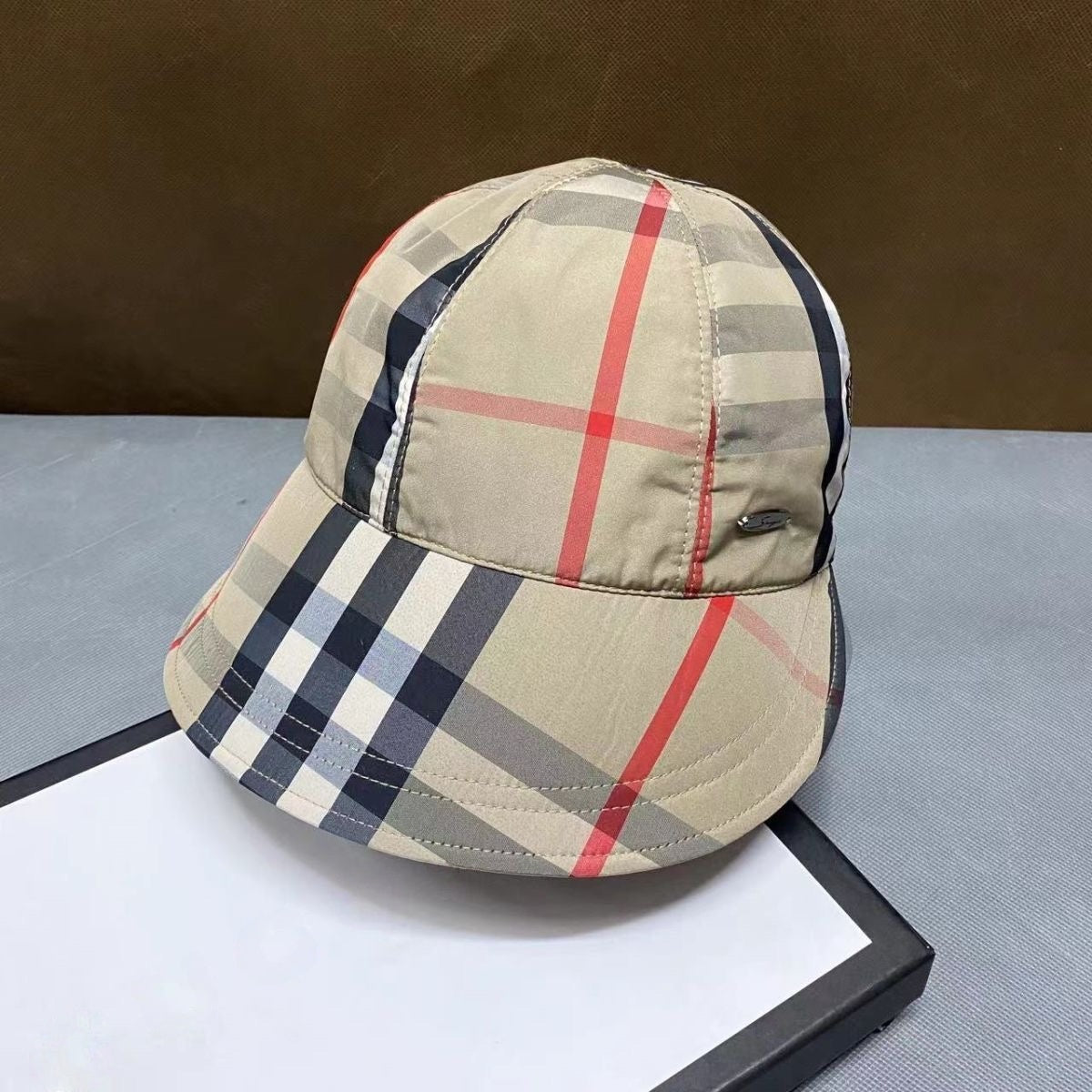 British Classic Plaid Adjustable Bucket Hat