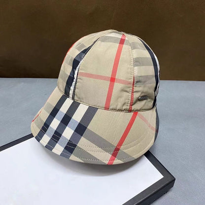 British Classic Plaid Adjustable Bucket Hat