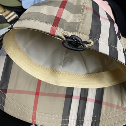 British Classic Plaid Adjustable Bucket Hat