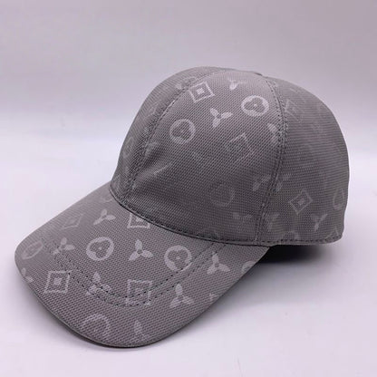 【#A266】Vintage Baseball Cap With All-Over Subtle Print