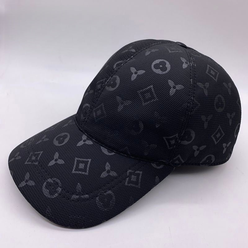 【#A266】Vintage Baseball Cap With All-Over Subtle Print