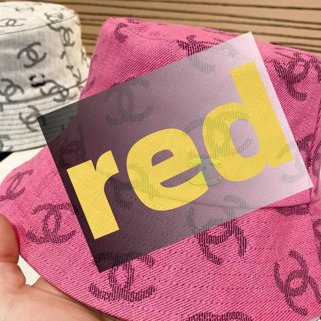 【#A274】Full Printed Drawstring Sun Protection Bucket Hat