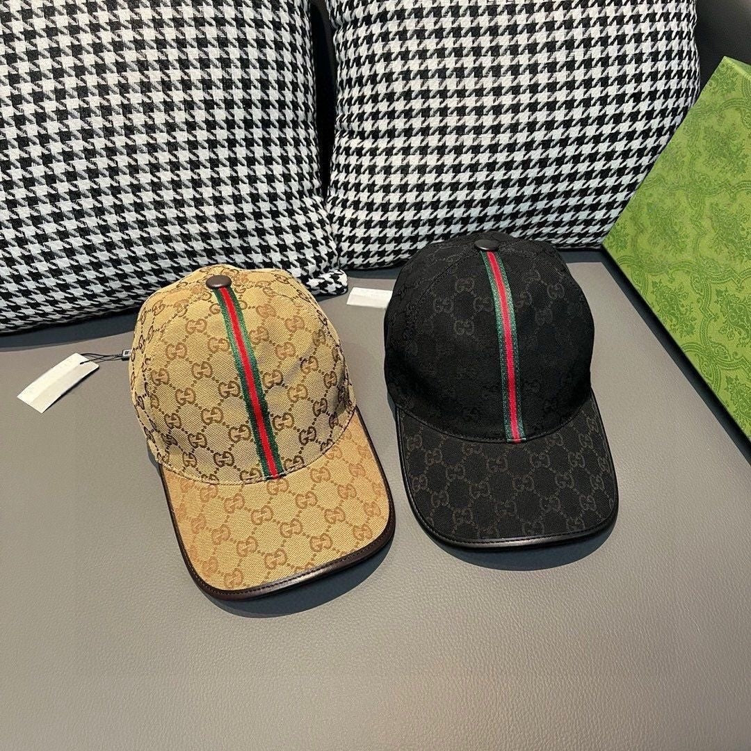 【#A301】Classic Monogram Jacquard Baseball Cap, Unisex Retro Sun Visor Hat Couple Casual Duckbill Cap