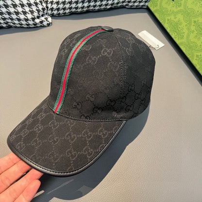 【#A301】Classic Monogram Jacquard Baseball Cap, Unisex Retro Sun Visor Hat Couple Casual Duckbill Cap
