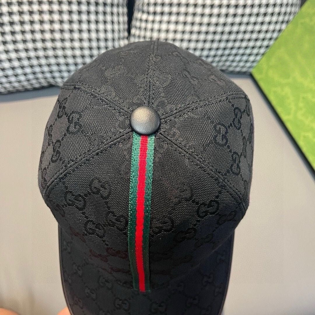 【#A301】Classic Monogram Jacquard Baseball Cap, Unisex Retro Sun Visor Hat Couple Casual Duckbill Cap