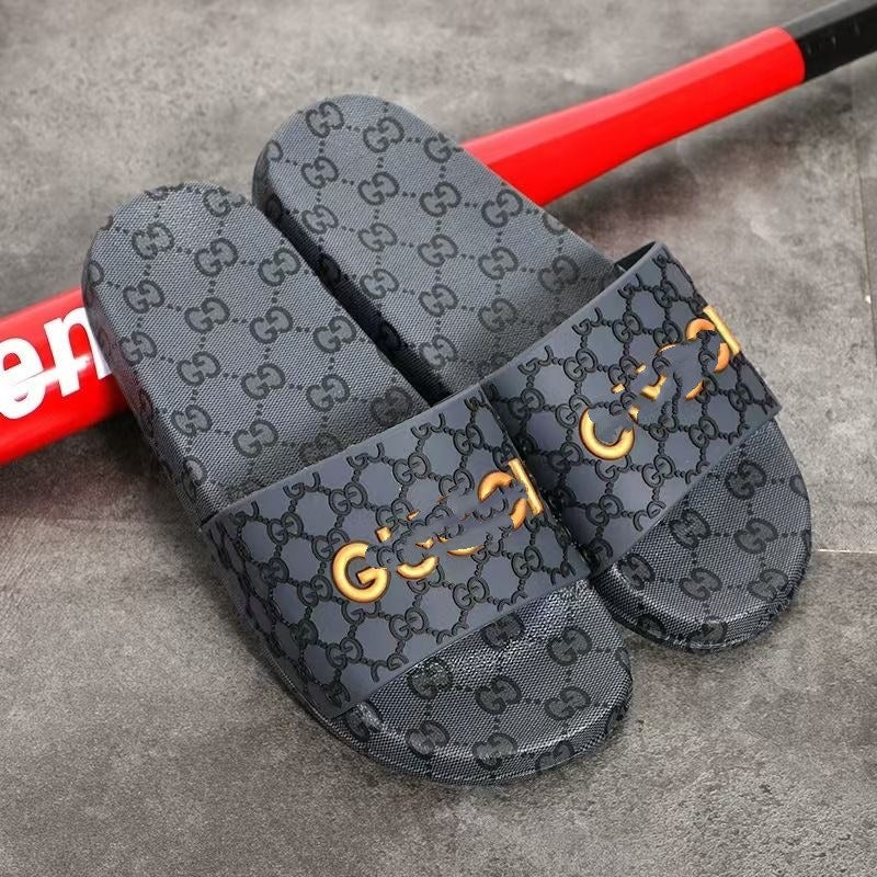 【#A314】Printed Slide Sandals Non-Slip Outdoor Slippers For Men & Women
