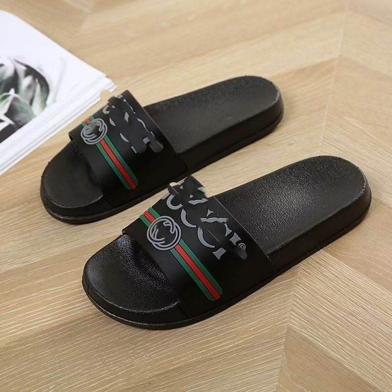 【#A314】Printed Slide Sandals Non-Slip Outdoor Slippers For Men & Women