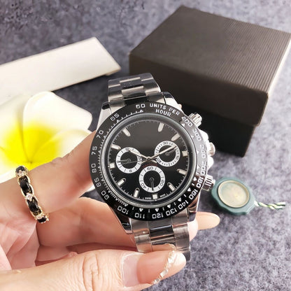 【#A329】Ice Blue Panda Daytona Multi-Functional Men's Chronograph Watch