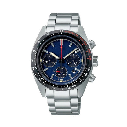 【#A350】Vintage Racing Triple Chronograph Steel Watch, Tachymeter Bezel Waterproof Luminous Men Sports Wristwatch