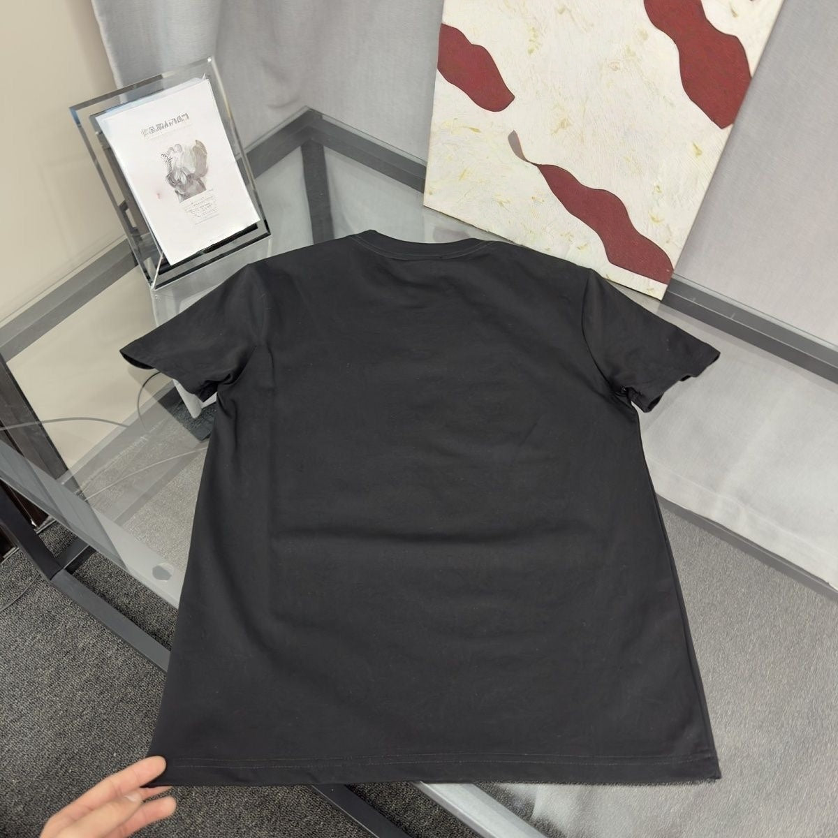 Men Embroidered Letter T-shirt Set, All Print Casual Shorts Two Piece Outfit