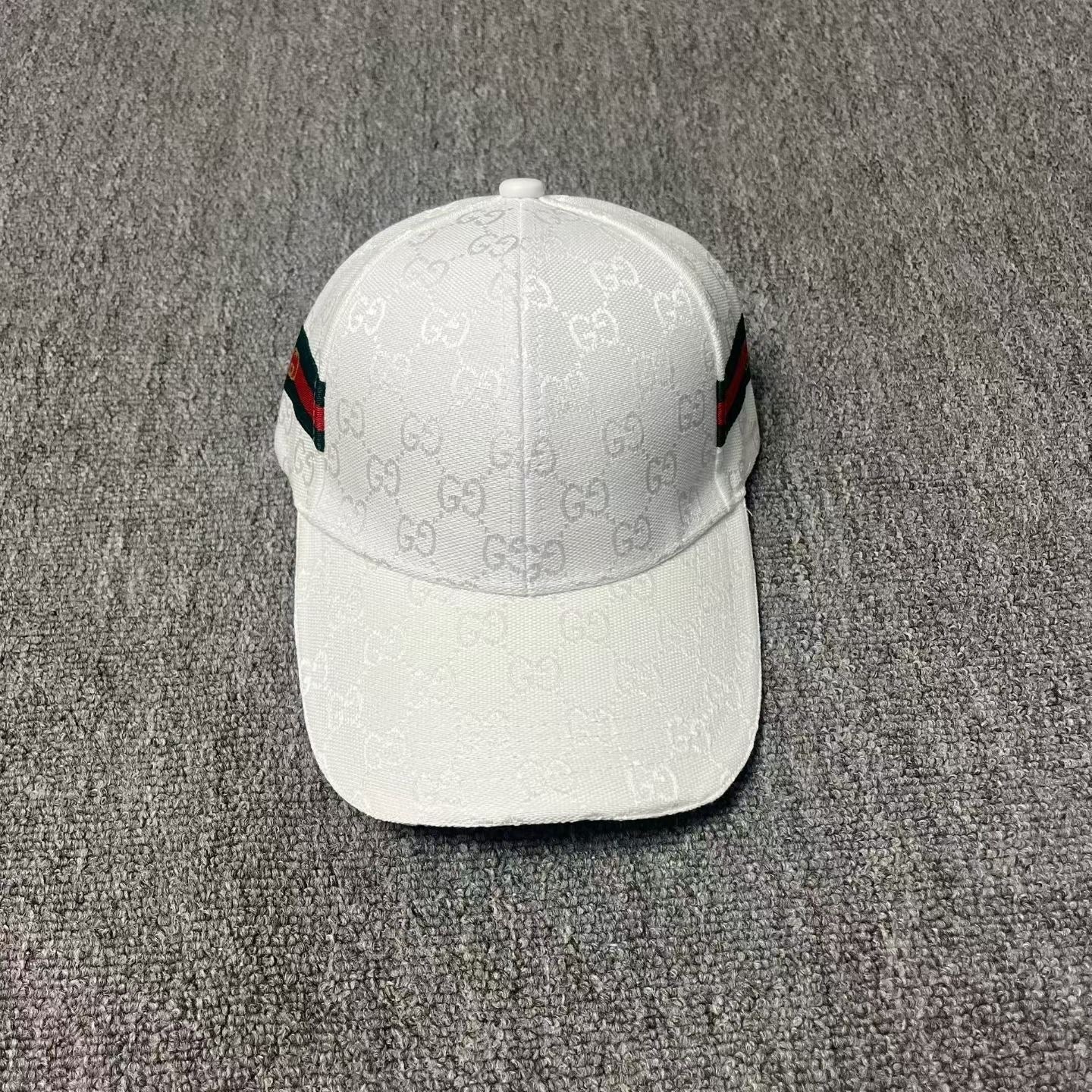 【#A445】Vintage All Over Jacquard Stripe Baseball Cap, Unisex Breathable Adjustable Sun Visor Hat