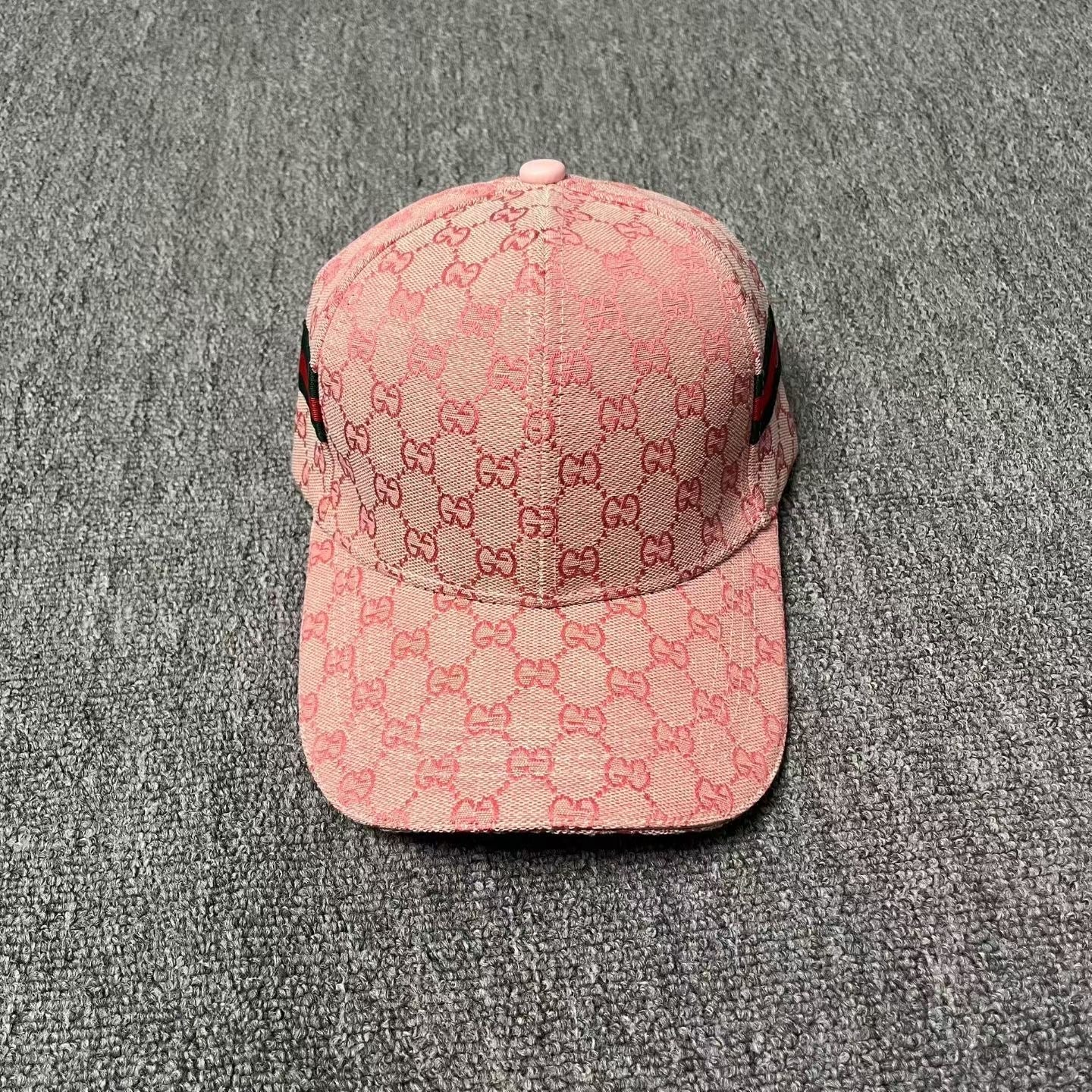 【#A445】Vintage All Over Jacquard Stripe Baseball Cap, Unisex Breathable Adjustable Sun Visor Hat