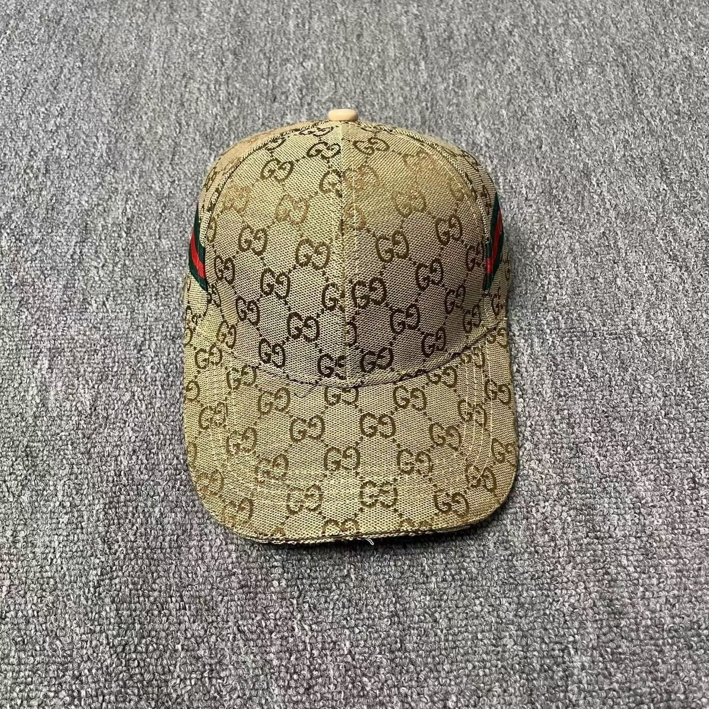 【#A445】Vintage All Over Jacquard Stripe Baseball Cap, Unisex Breathable Adjustable Sun Visor Hat