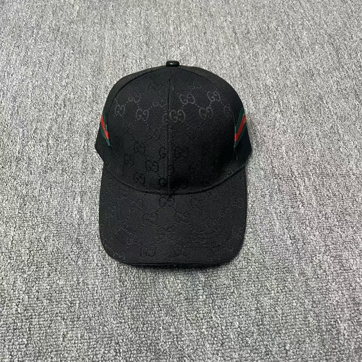 【#A445】Vintage All Over Jacquard Stripe Baseball Cap, Unisex Breathable Adjustable Sun Visor Hat