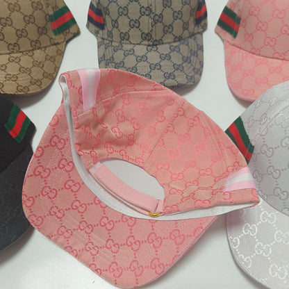 【#A445】Vintage All Over Jacquard Stripe Baseball Cap, Unisex Breathable Adjustable Sun Visor Hat