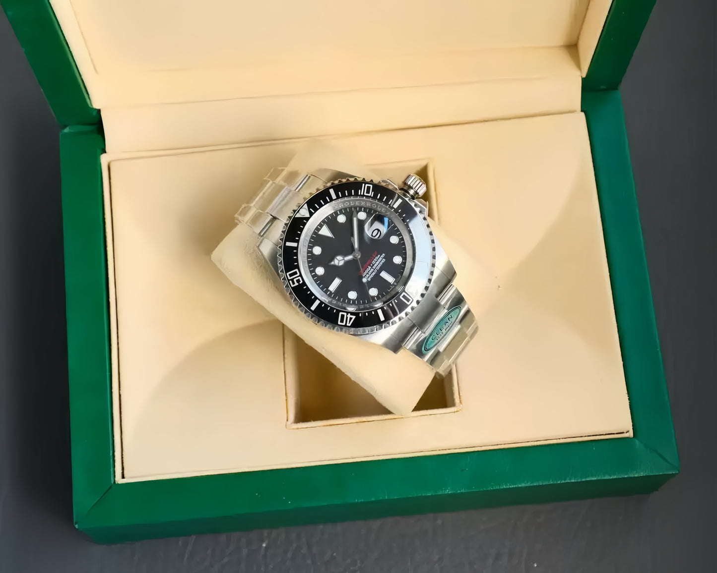 【#A468】Ceramic Bezel Calendar Automatic Diving Watch, Men Steel Band 300M Waterproof Sports Timepiece