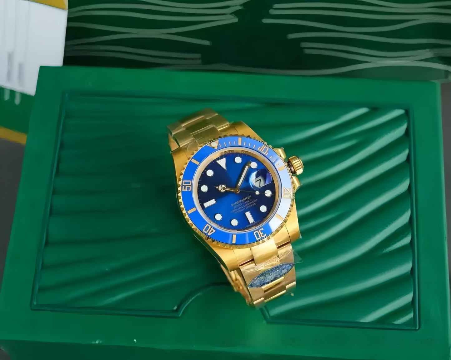 【#A468】Ceramic Bezel Calendar Automatic Diving Watch, Men Steel Band 300M Waterproof Sports Timepiece