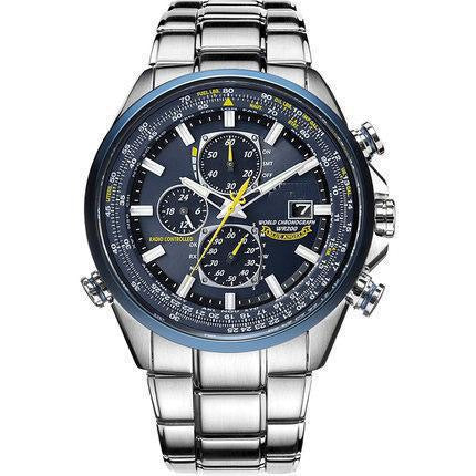 【#A561】Men Large Dial 3 Subdial Racing Chronograph Watch, Tachymeter Bezel Date Luminous Waterproof Wristwatch With Stainless Steel & Breathable Perforated Leather Strap Multi Colors