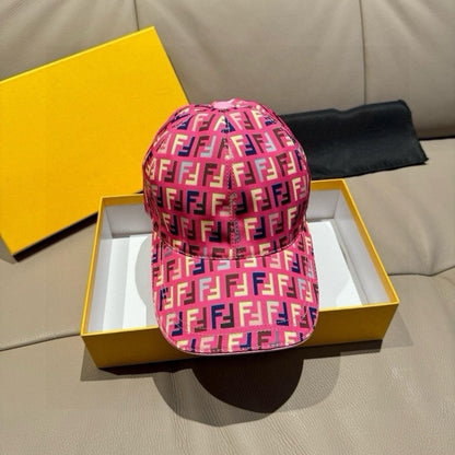 【#A603】Men Women All Over Letter Print Baseball Cap, Breathable Curved Brim Casual Sun Hat