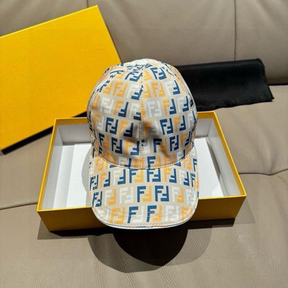 【#A603】Men Women All Over Letter Print Baseball Cap, Breathable Curved Brim Casual Sun Hat