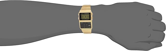 HOTCasio #DBC611G-1D Men's Gold Tone 25 Memory Calculator Databank Watch