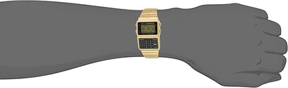 HOTCasio #DBC611G-1D Men's Gold Tone 25 Memory Calculator Databank Watch