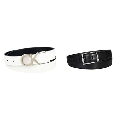 HOTCalvin Klein Women's 2-in-1 Reversible Versatile Belts for Jeans, Trousers and Dresses (Regular and Plus Sizes)