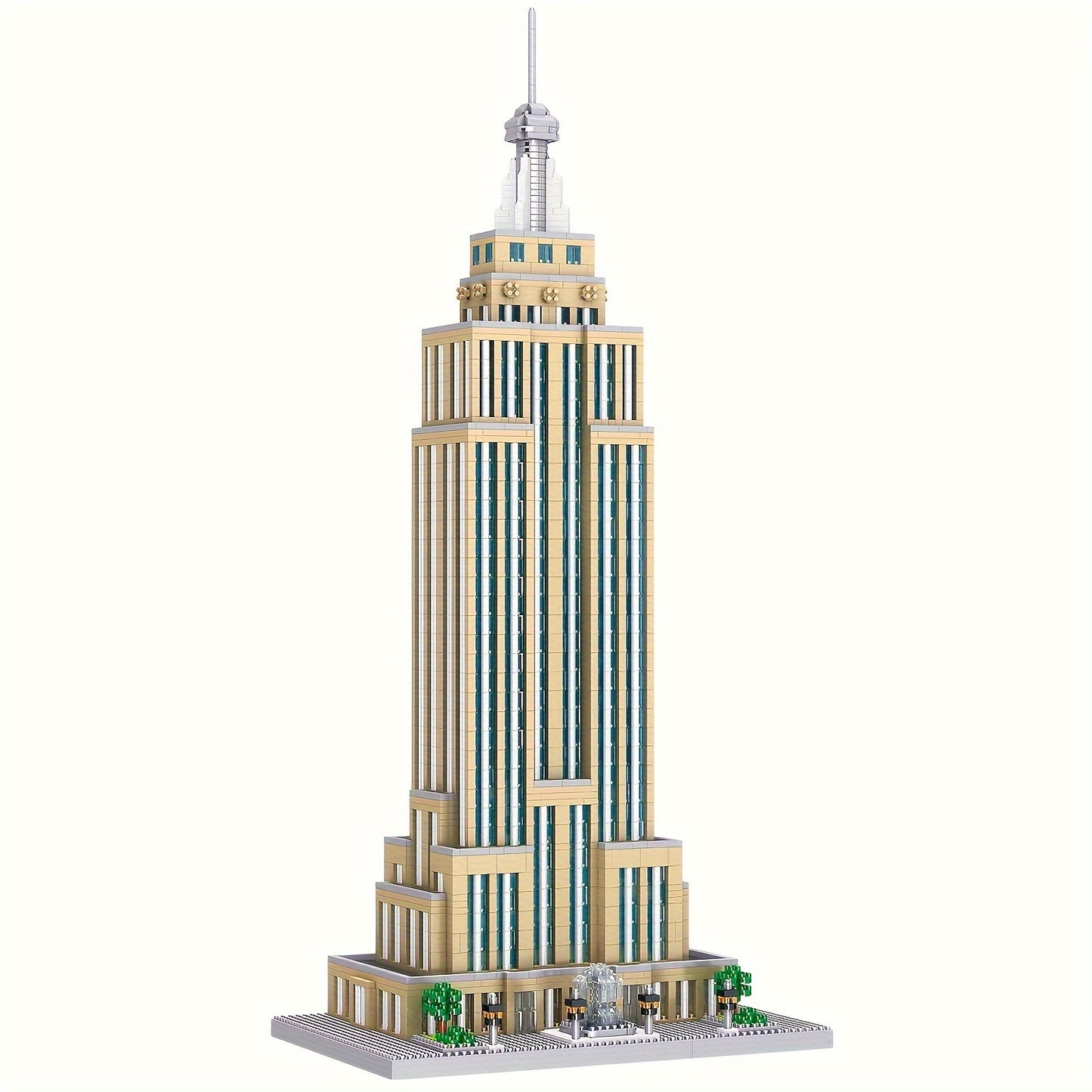 Empire State Building Micro Blocks Set - 3819 Piece Architectural Model, Perfect For Home Decor & Birthday Gifts, Ages 14+