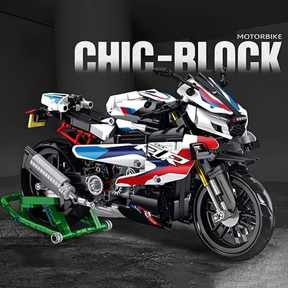 Technical Motorcycle Building Block Model, Vehicle City Racing Car Locomotive Toys Bricks, Motorbike Model, Gifts