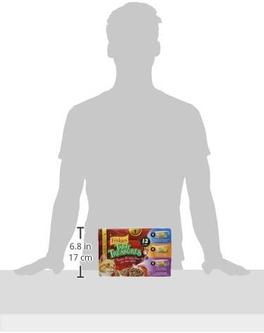 HOTPurina Friskies Wet Cat Food Variety Pack, Tasty Treasures Prime Filets (With Ocean Fish and Tuna, With Chicken and With Turkey) - 5.5 Ounce (Pack of 12)