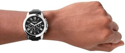 HOTFossil Men's Watch, Grant Quartz Stainless Steel Chronograph Watch for Men