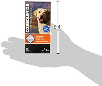 HOTNutramax Cosequin Joint Supplement, Glucosamine for Dogs, Chew Tabs, 60ct | Glucosamine & Chondroitin for Dogs, Supports Healthy Joints, Chewable Tablets for All Breeds & Sizes, All Ages