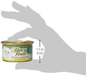 HOTPurina Fancy Feast Seafood Classic Pate Collection Grain Free Wet Cat Food Variety Pack - (Pack of 30) 3 oz. Cans