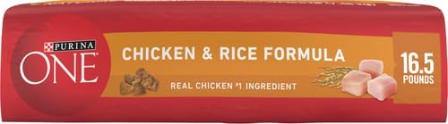 HOTPurina ONE Chicken and Rice Formula Dry Dog Food - 16.5 lb. Bag