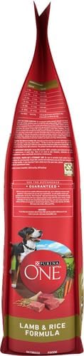 HOTPurina ONE Dry Dog Food Lamb and Rice Formula - 8 lb. Bag