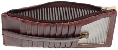 HOTJoy Susan Women's Fashion Purse New Kara Mini Wallet Hand Bag - Currant